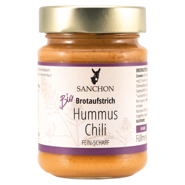 Sanchon Bio Brotaufstrich Hummus Chili