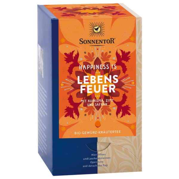 Sonnentor Bio Happiness is … Lebensfeuer Tee,18Btl