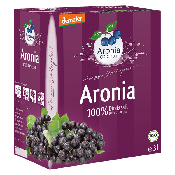 Aronia Original Bio Aronia Direktsaft demeter