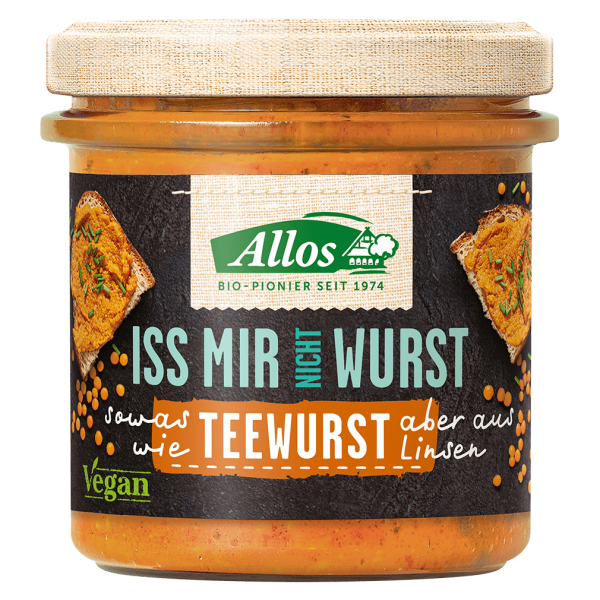 Allos Bio Iss mir nicht Wurst, Teewurst