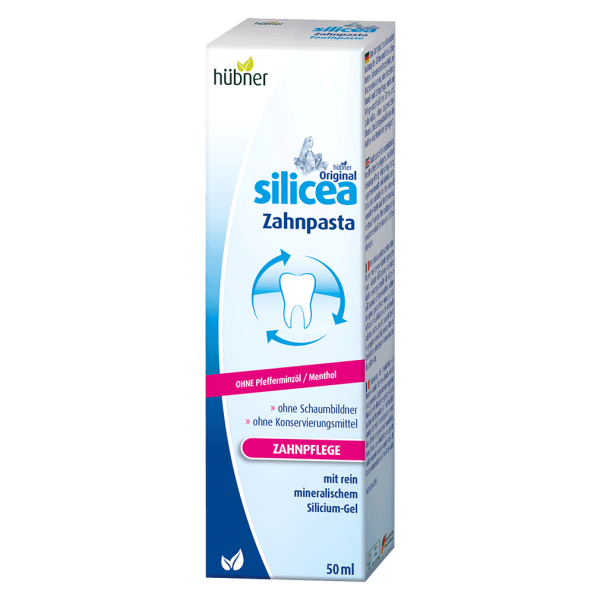 Original silicea® Zahnpasta ohne Pfefferminzöl von Hübner bei