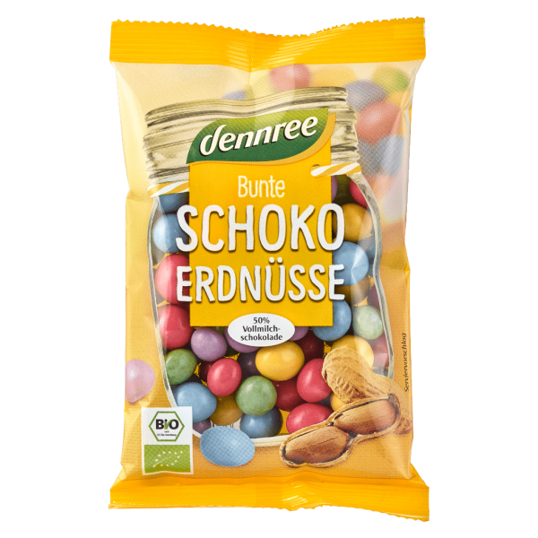 dennree Bio Bunte Schoko-Erdnüsse
