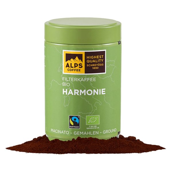Alps Coffee Bio Harmonie, Filterkaffee, gemahlen