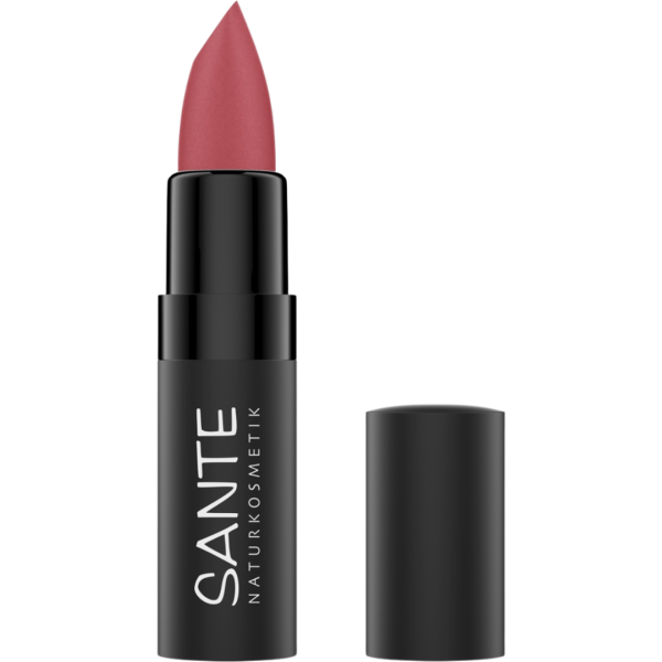 Sante Naturkosmetik Matte Lipstick 02 Dusty Rose