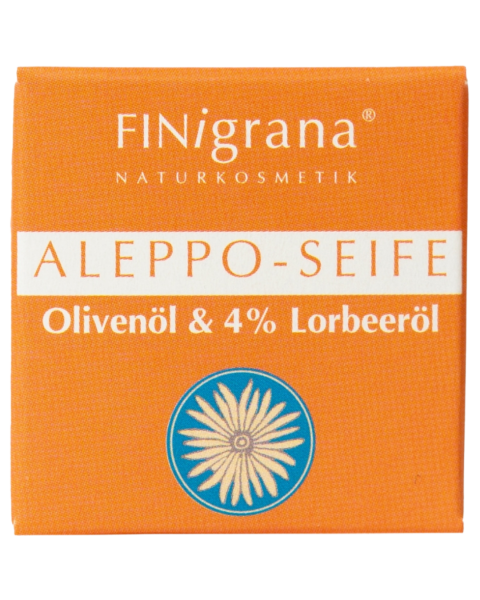 Finigrana Olivenseife mit 4% Lorbeeröl, 25g