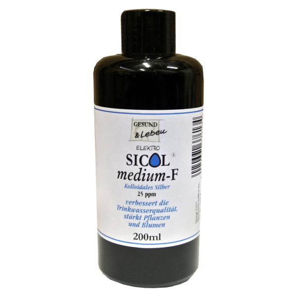 Gesund &amp; Leben Kolloidales Silber Sicol medium-F, 25 ppm