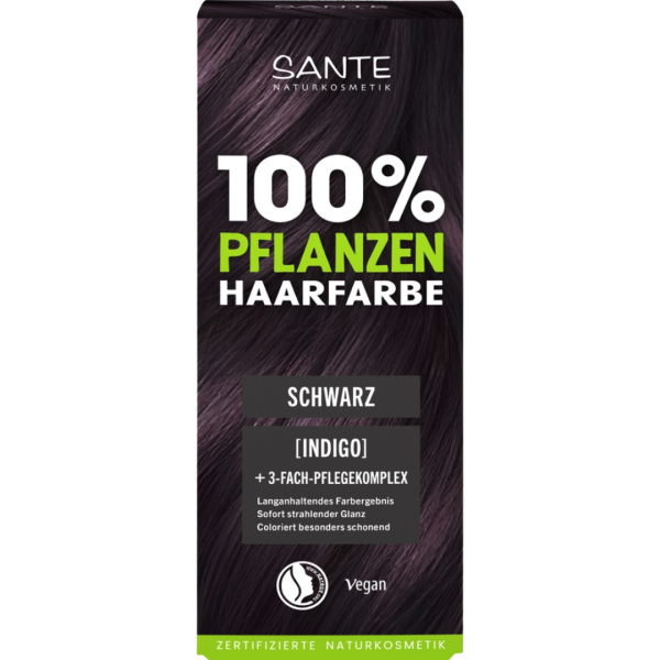 Sante Naturkosmetik Pflanzenhaarfarbe Schwarz