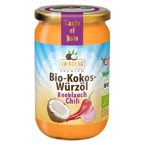 Dr. Goerg Bio Kokos-Würzöl Knoblauch Chili