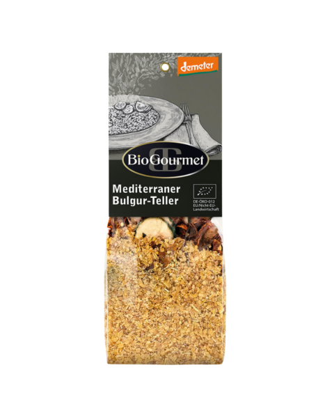 BioGourmet Bio Mediterraner Bulgur-Teller, 250g