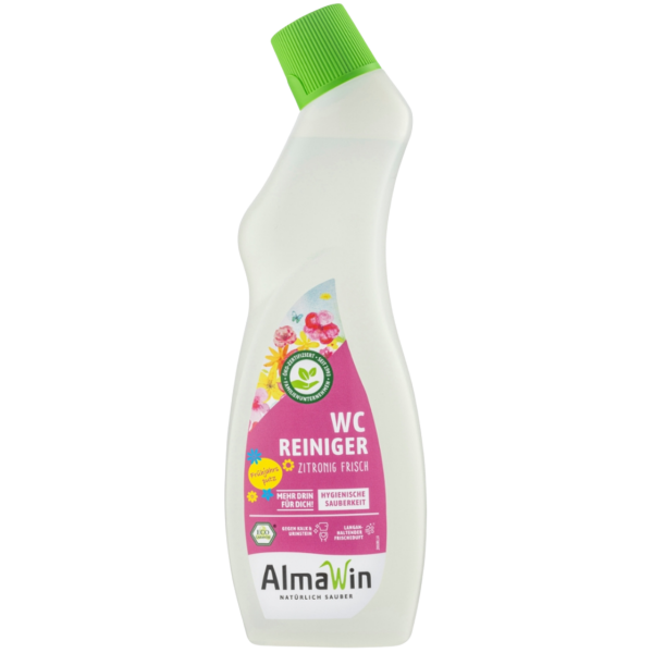 AlmaWin WC Reiniger zitronig frisch Frühjahrsputz-Edition, 750 ml