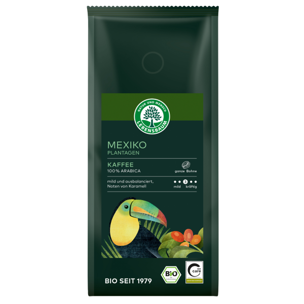 Lebensbaum Bio Plantagen Kaffee Bohne