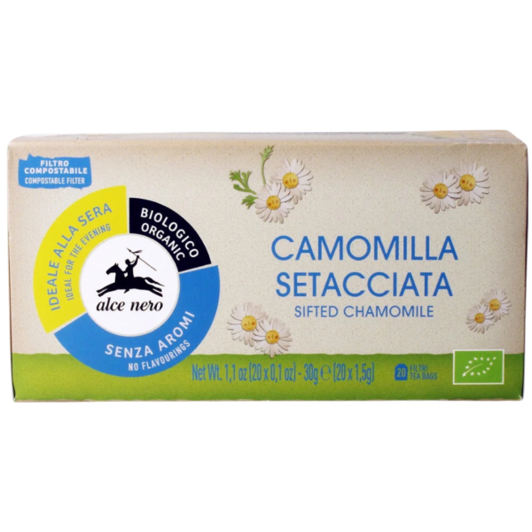 Alce Nero Bio Kamillentee, 20 Aufgussbeutel