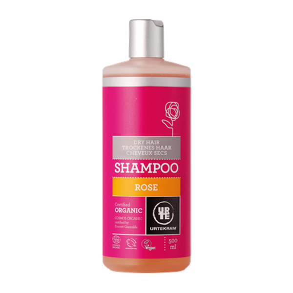 Urtekram Rose Shampoo für trockenes Haar, 500ml