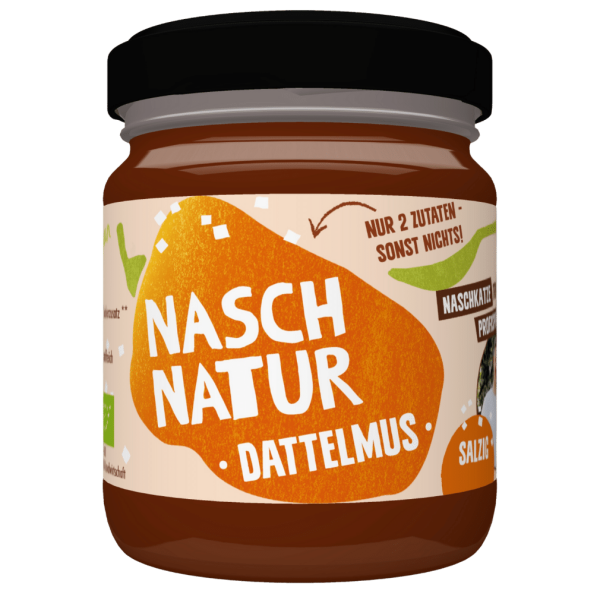 Nasch Natur Bio Dattelmus mit Salz