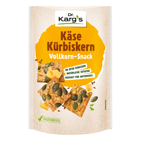 DR. KARG'S Bio Knäcke Snack Käse Kürbiskern