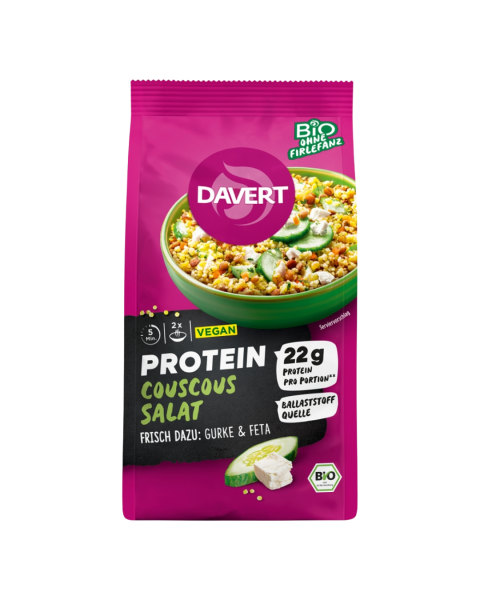 Davert Bio Protein Couscous Salat