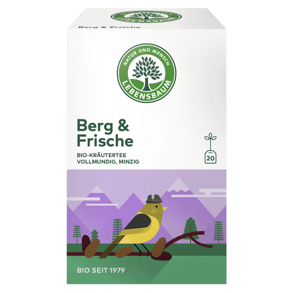 Lebensbaum Bio Berg & Frische Tee, 40g