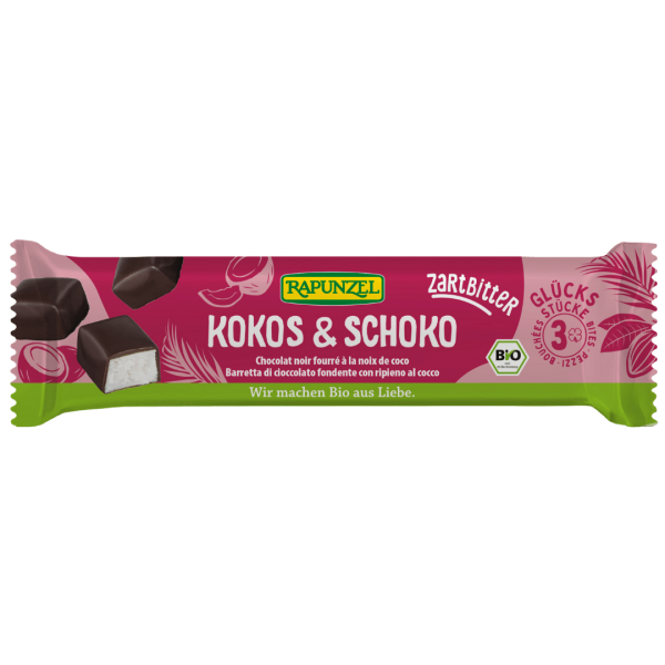 Rapunzel Bio Glücksstücke Kokos & Schoko Zartbitter