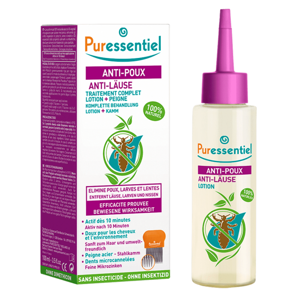 Puressentiel Anti-Läuse Lotion mit Kamm