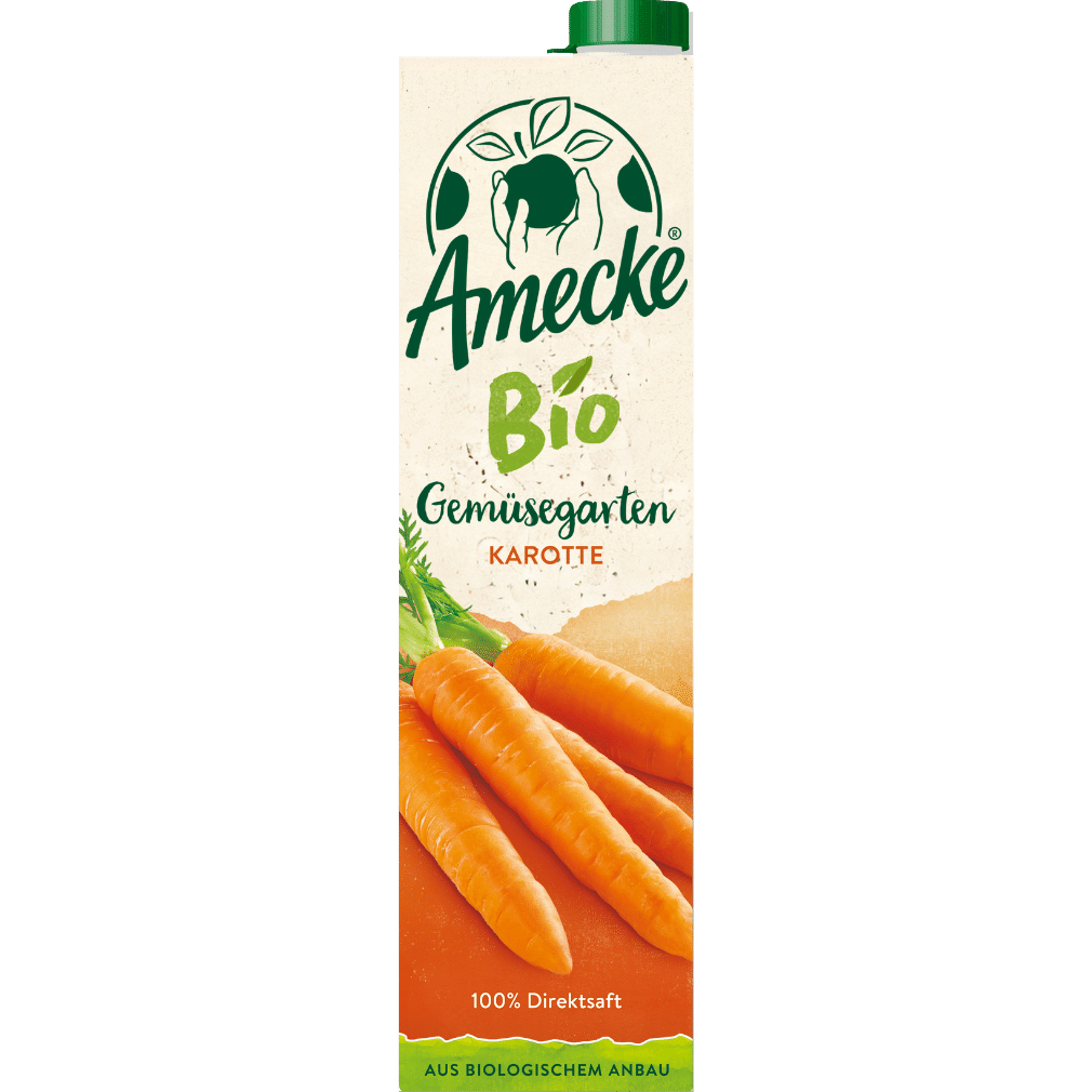 Amecke Bio Gemüsegarten Karotte Saft 1L