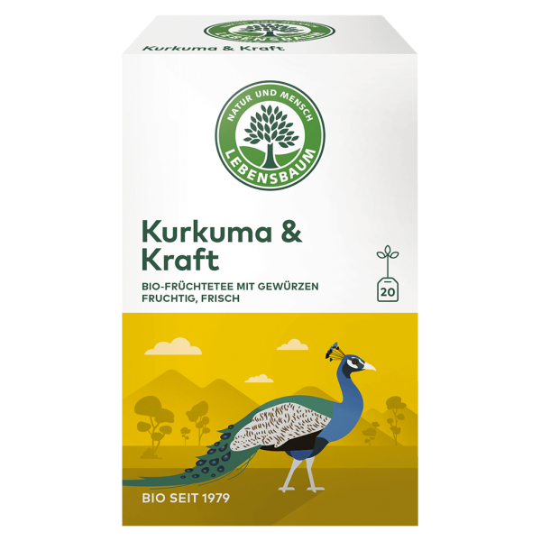 Lebensbaum Bio Kurkuma & Kraft Tee, 40g