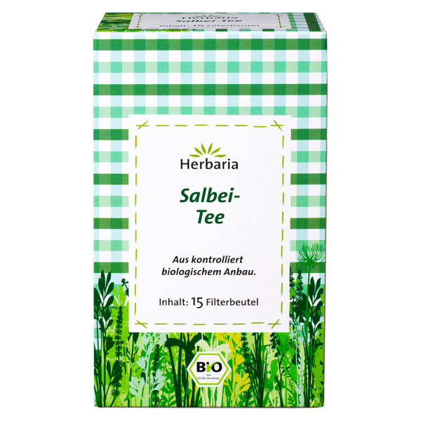 Herbaria Bio Salbei-Tee, 15 Filterbeutel