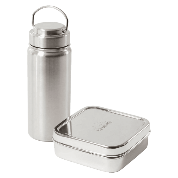 ECO Brotbox Starter Set mit Trinkflasche &amp; kleiner Brotbox