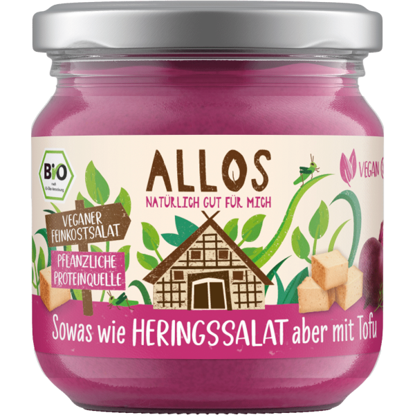 Allos Bio Feinkostsalat wie Hering