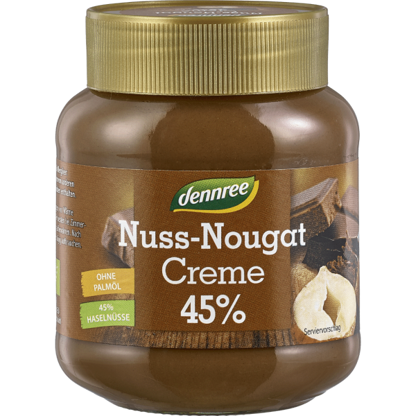 dennree Bio Nuss-Nougat-Creme 45%