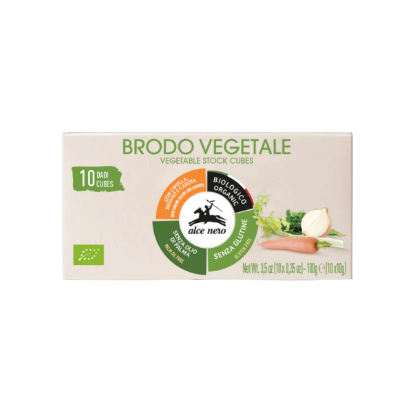 Alce Nero Bio Gemüsebrühwürfel aus biologischem Anbau, 100g