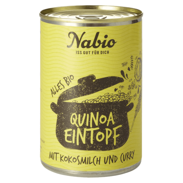 NAbio Bio Quinoa Eintopf mit Kokosmilch und Curry