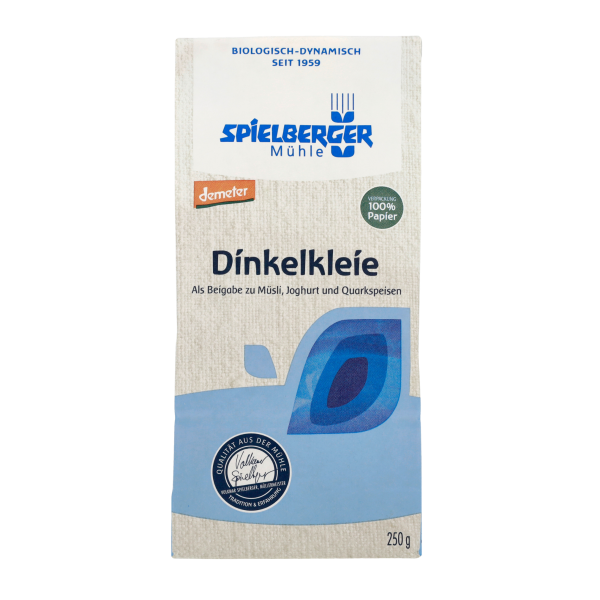 Spielberger Bio Dinkelkleie grob, 250g