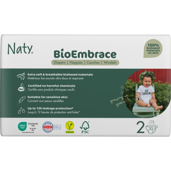 Naty  Ökowindel (3-6 kg) Größe 2
