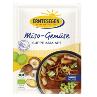 Erntesegen Bio Miso-Gemüse Suppe Asia Art Erntesegen Bio Miso-Gemüse Suppe Asia Art