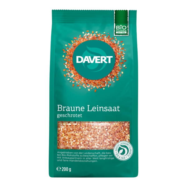 Davert Bio Geschrotete Leinsaat