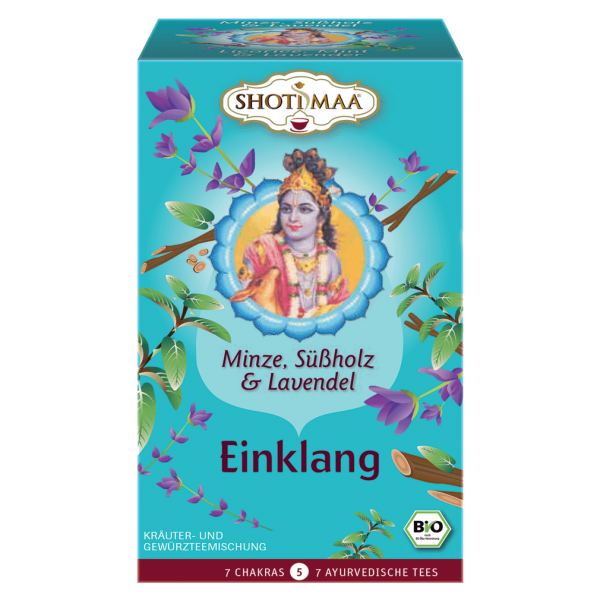 Shotimaa Bio Einklang Minze, Süßholz & Lavendel Tee
