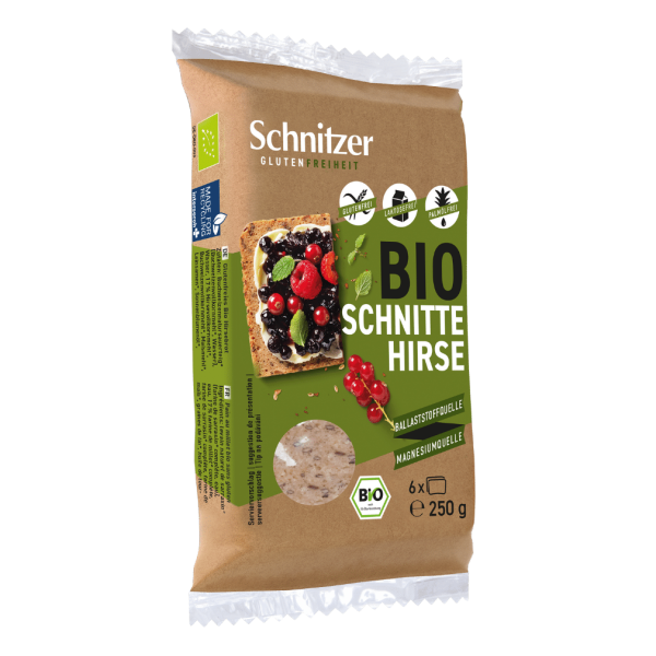 Schnitzer Bio Hirse Schnitten