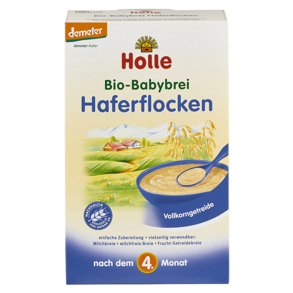 Holle Bio-Babybrei Haferflocken, 250g