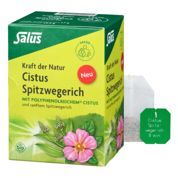 Salus Bio Cistus Spitzwegerich Tee, 15 Beutel