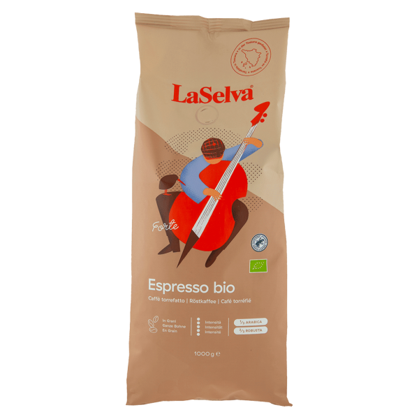 LaSelva Bio Espresso Forte, Ganze Bohne