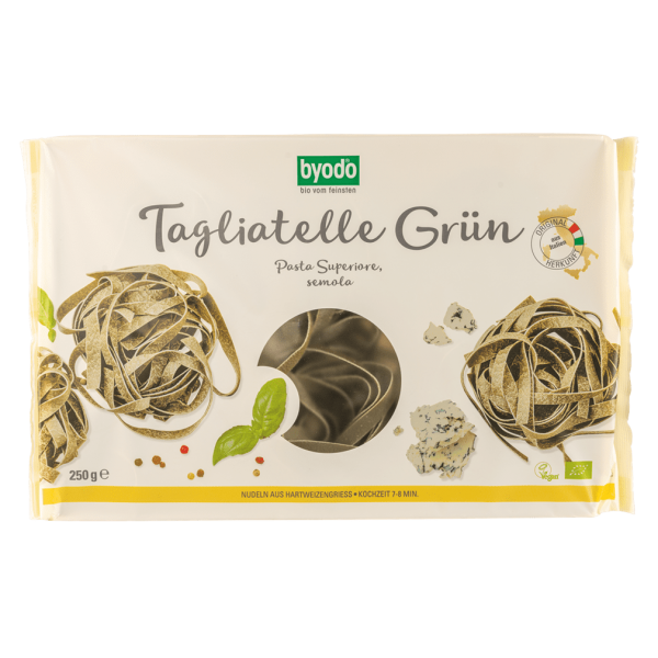 byodo Bio Tagliatelle grün semola 250g