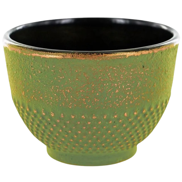 AROMANDISE Gusseiserne Tasse - Grün Bronze