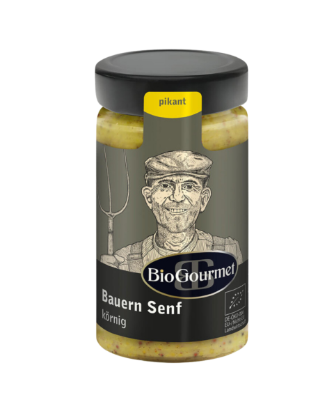 BioGourmet Bio Bauern Senf körnig, 100ml
