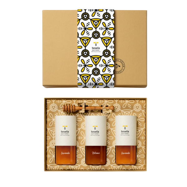 tesela NATURA Premium Solar Edition Geschenkset - Reiner Honig