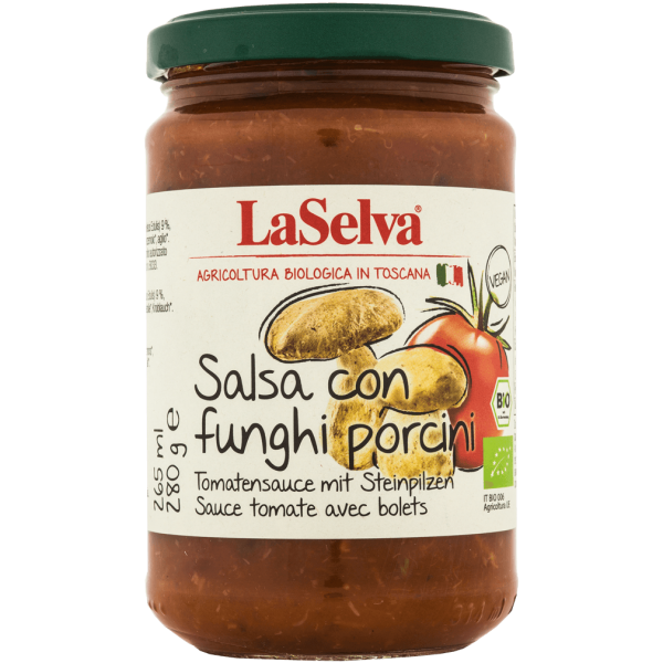 LaSelva Bio Tomatensauce mit Steinpilzen