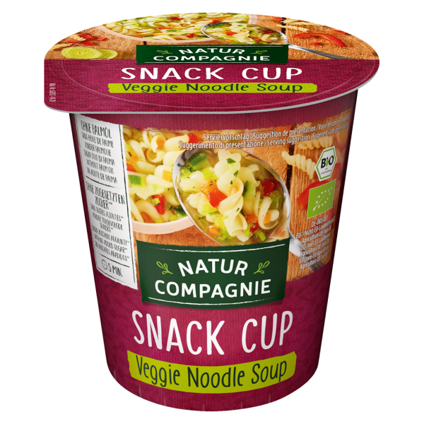 Natur Compagnie Bio Snack Cup Veggie Noodle Soup