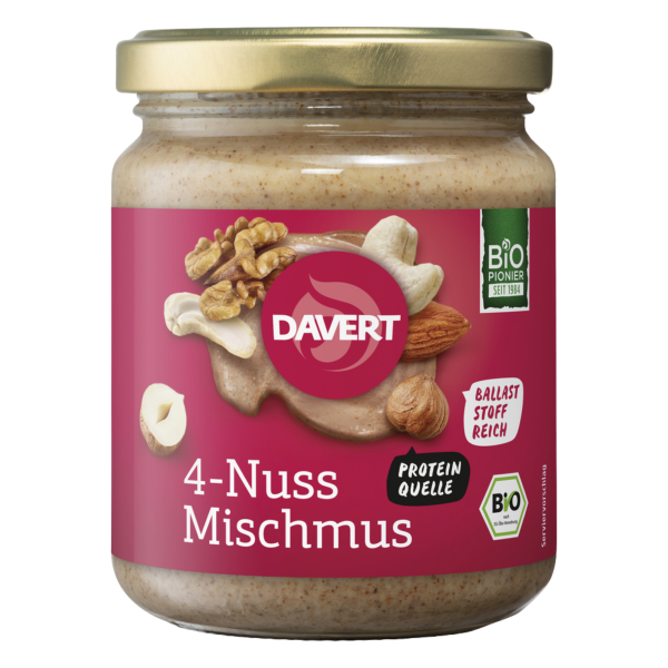 Davert Bio 4-Nuss-Mischmus