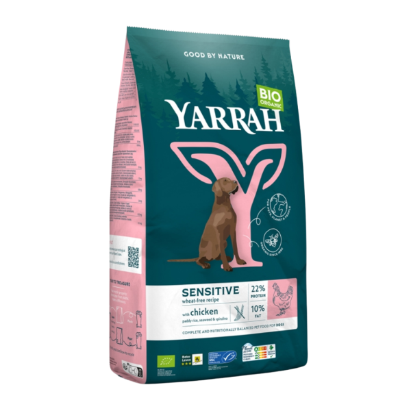 Yarrah Bio Hund Trockenfutter Sensitiv Huhn & Reis