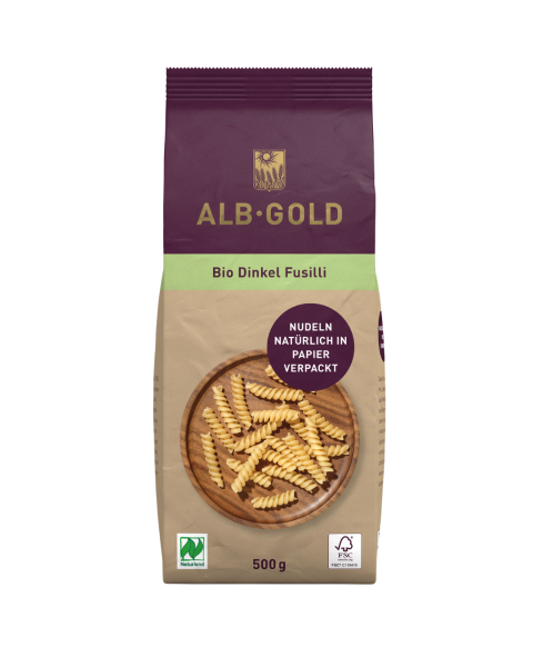 Alb-Gold Bio Dinkel Pasta Fusilli, 500 g