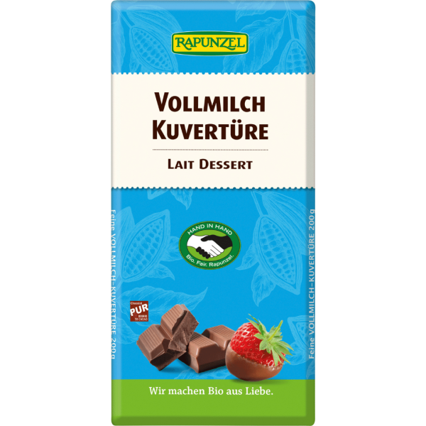 Rapunzel Bio Vollmilch Kuvertüre